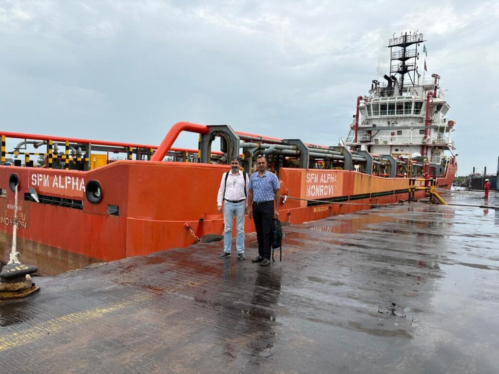 Office Team Visit to Offshore Vessel in Nigeria